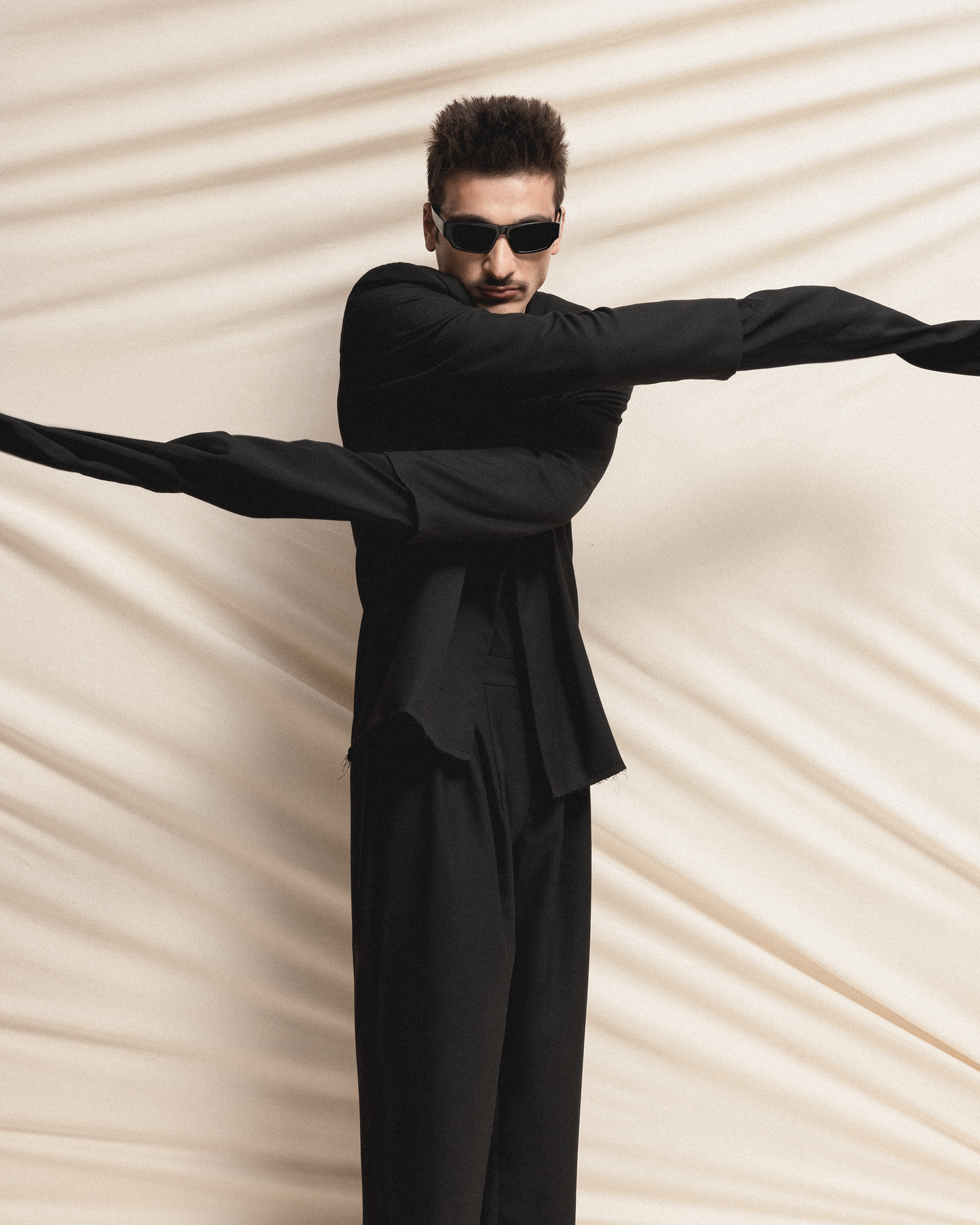 Black Blazer with Long Sleeves