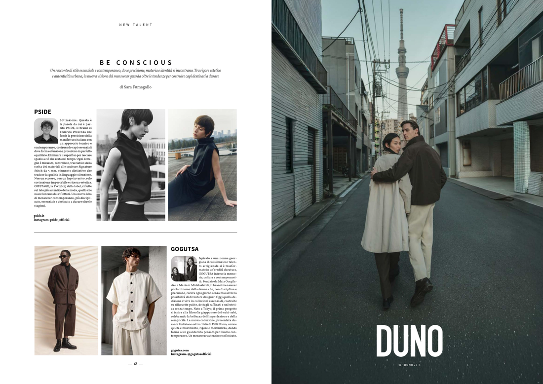 GOGUTSA Featured in HUB Style Magazine