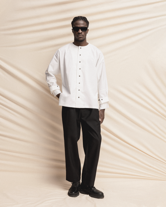 White Shirt with Buttons
