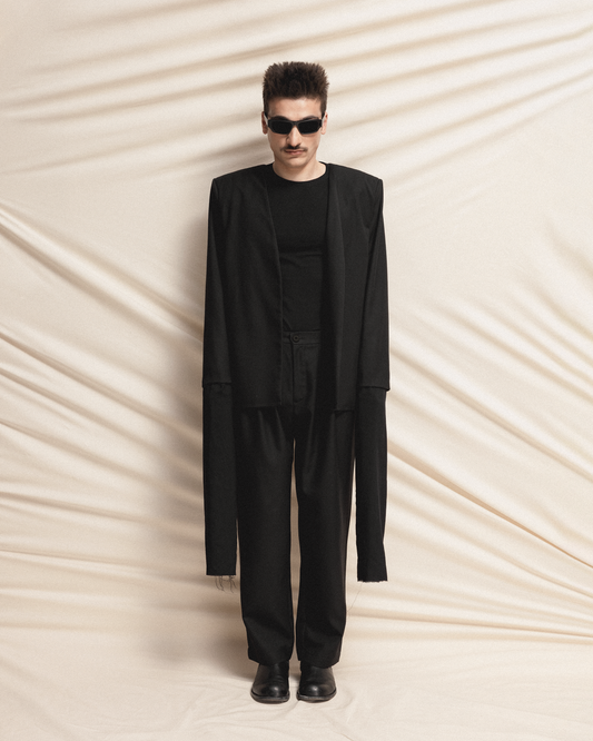 Blazer with Long Sleeves GOGUTSA menswear AW26 wabi-sabi