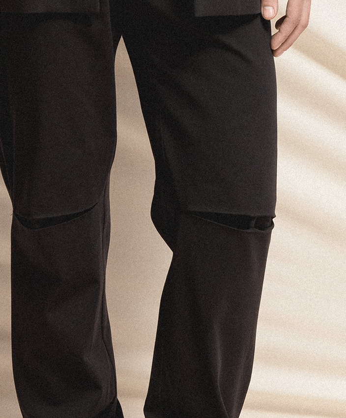 Cut-Out Panel Trousers GOGUTSA wabi-sabi
