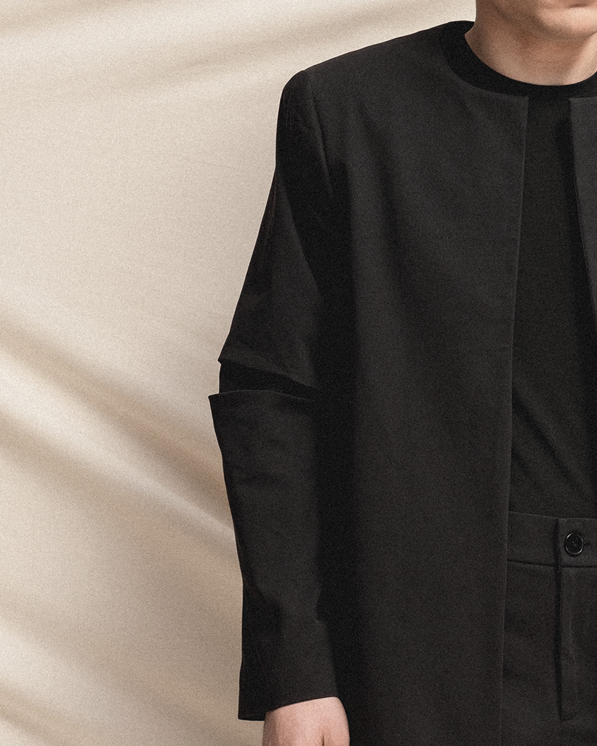 Structured Cut-Out Sleeve Blazer