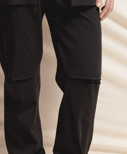 Cut-Out Panel Trousers