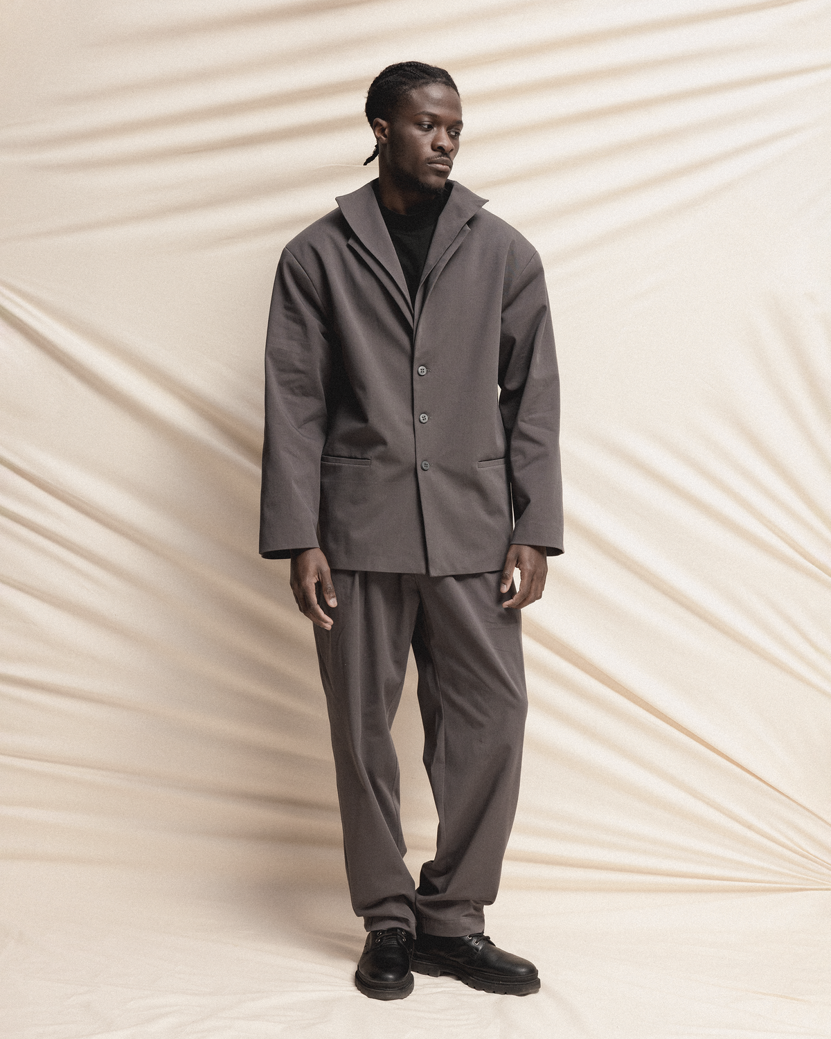 Light Grey Trousers GOGUTSA menswear