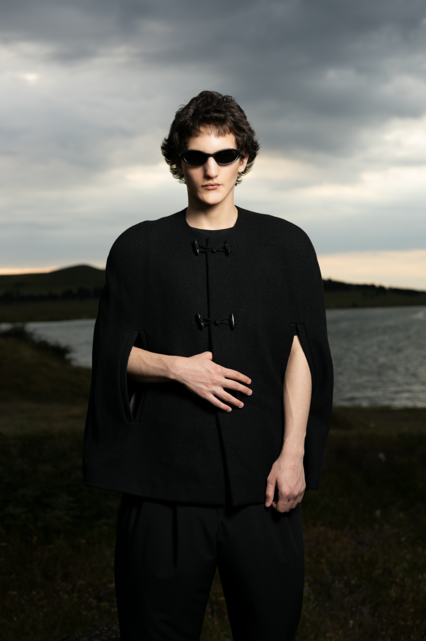 Black Angel Shape Blazer
