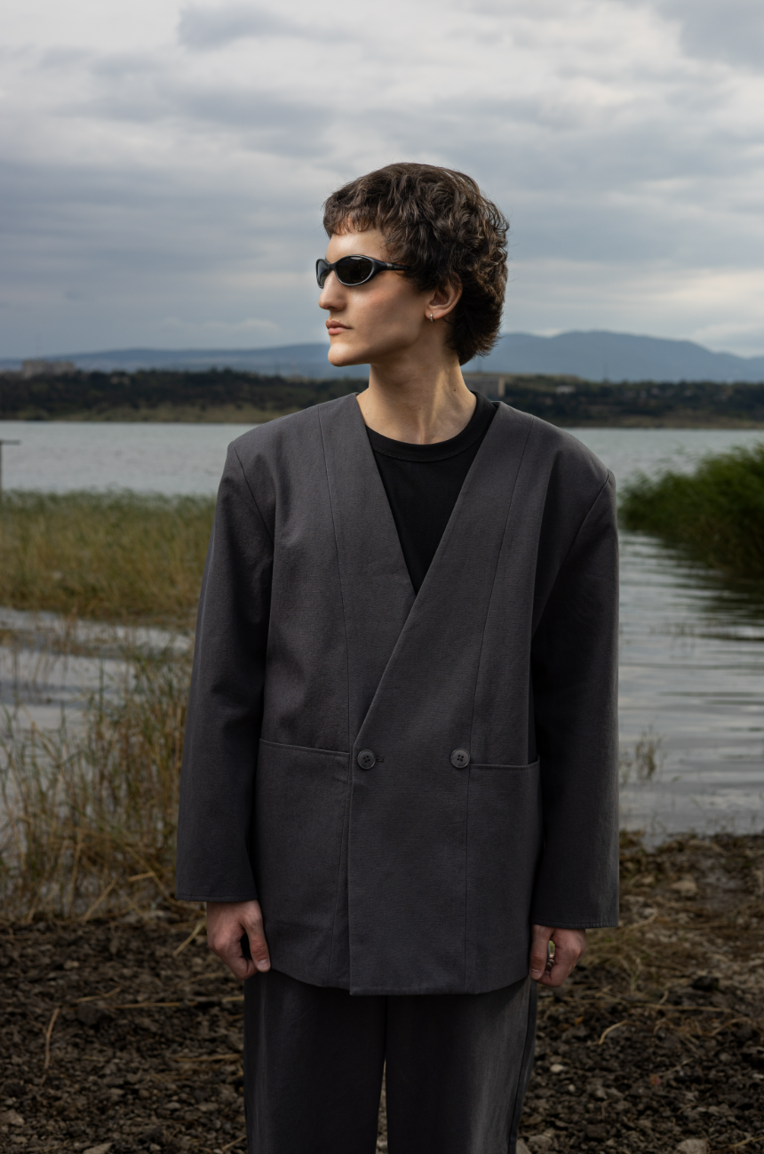 Grey Classical Blazer